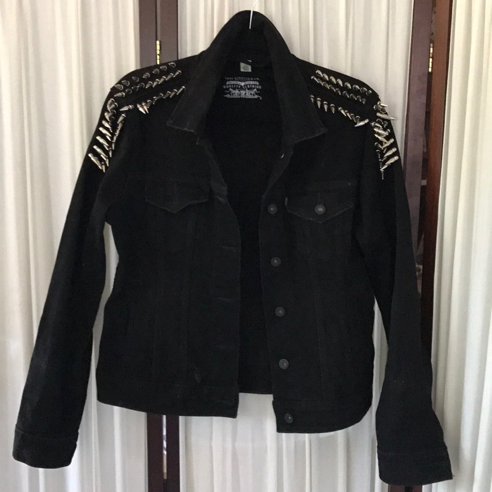 Levi Strauss orig Punk Gothic Spike Rivet j jacket